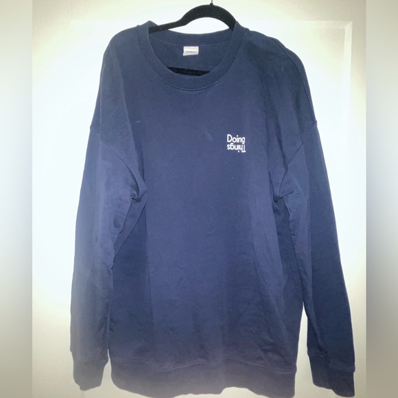 Navy Outdoor Voices Sweatshirt - Picture 2 of 6
